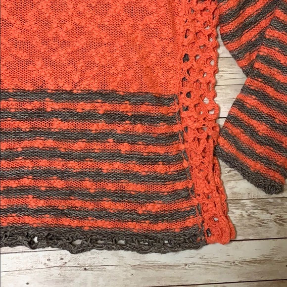 Free People Chunky Striped Oversized Sweater - Picture 10 of 11